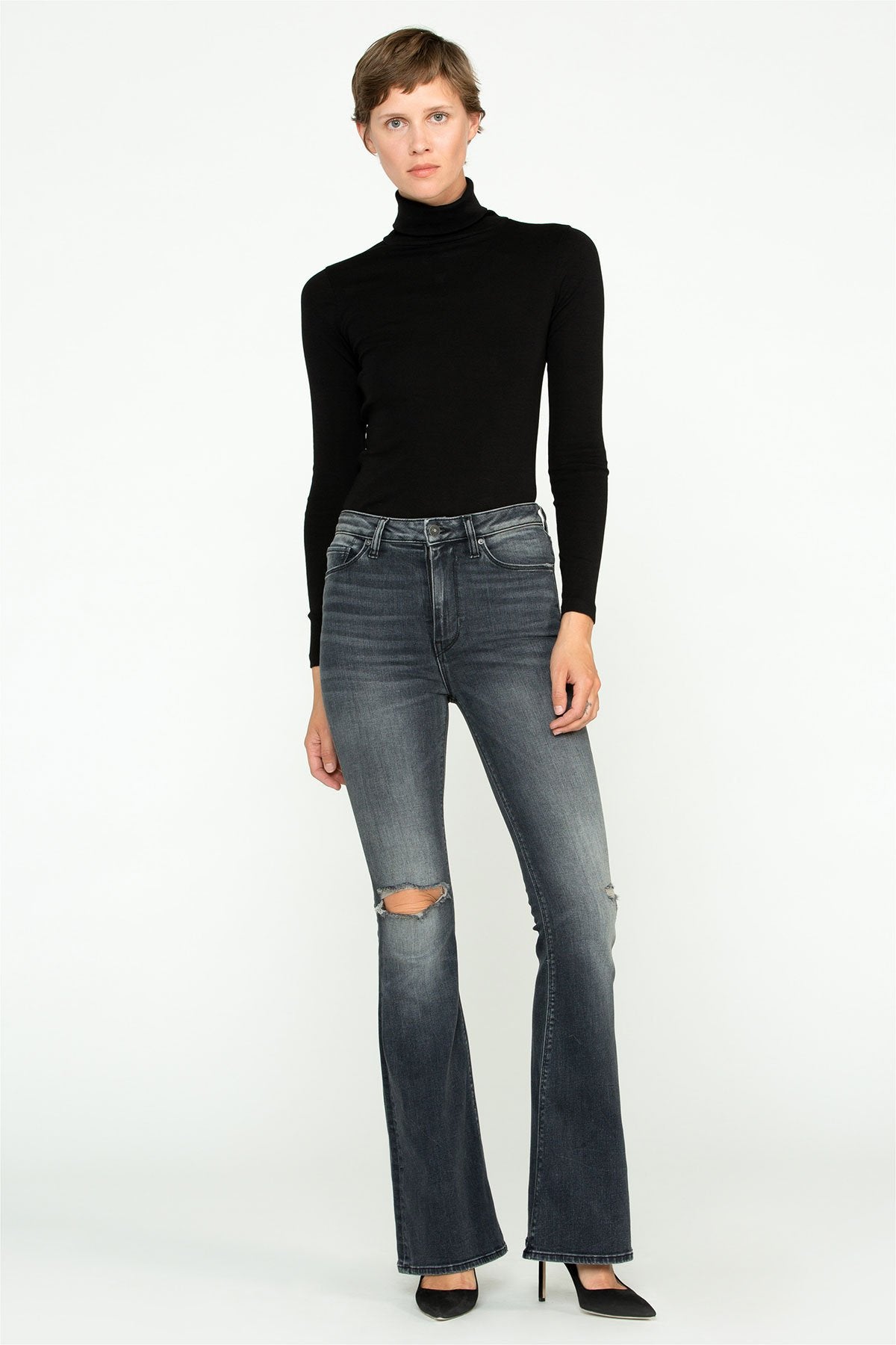 Holly High Rise 5 Pkt Flare Jean - Missed Call by Hudson | 25 South Boutiques