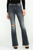 Holly High Rise 5 Pkt Flare Jean - Missed Call by Hudson — view 3