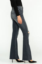 Holly High Rise 5 Pkt Flare Jean - Missed Call by Hudson — view 4