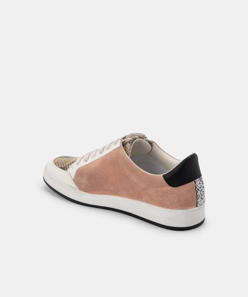 Miya Sneakers - Rose Multi Suede by Dolce Vita — view 5