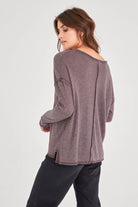 Get Up & Go Long Sleeve - Dark Mocha by Project Social T — view 3