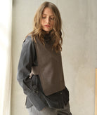 Mokin Sweater - Taupe by Hana San — view 3