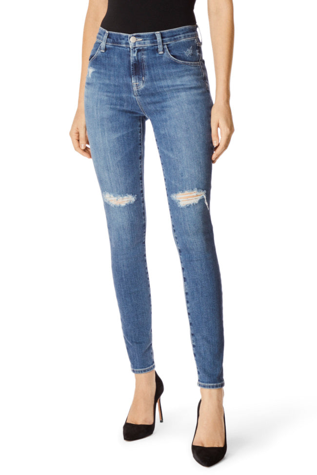 Maria High Rise Super Skinny - Motion by J Brand — view 3