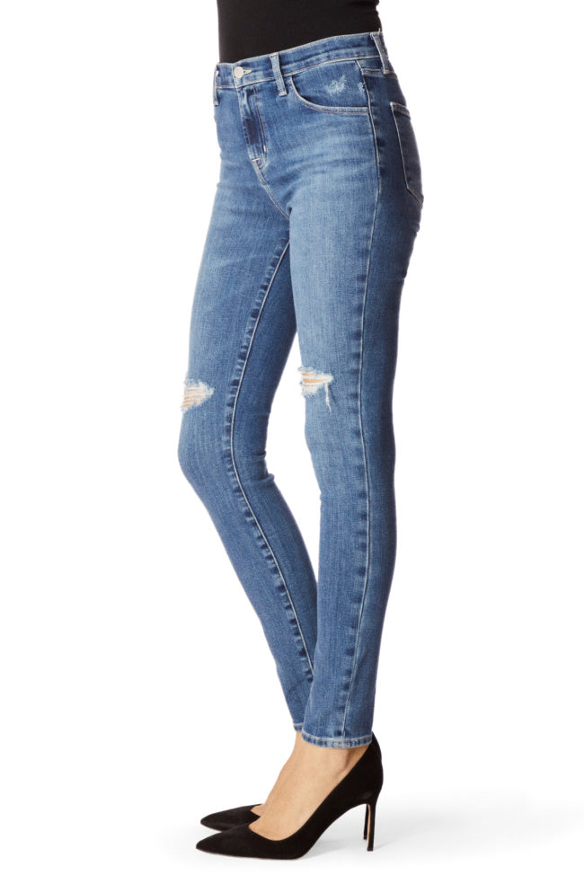 Maria High Rise Super Skinny - Motion by J Brand — view 4