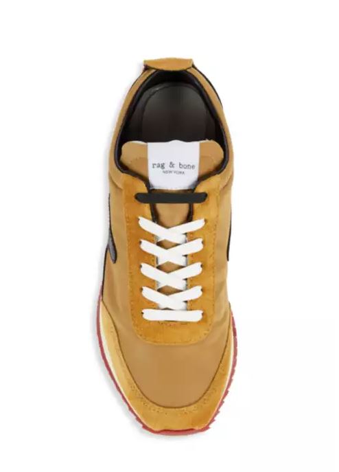 Retro Runner Sneaker - Mustard by Rag & Bone — view 4