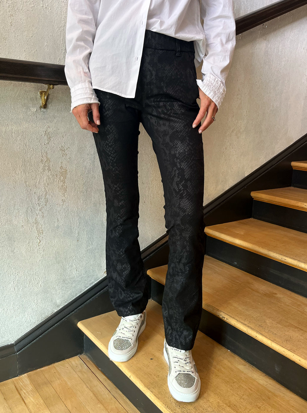 Nansi Pants - Black Python by Bevy Flog — view 4
