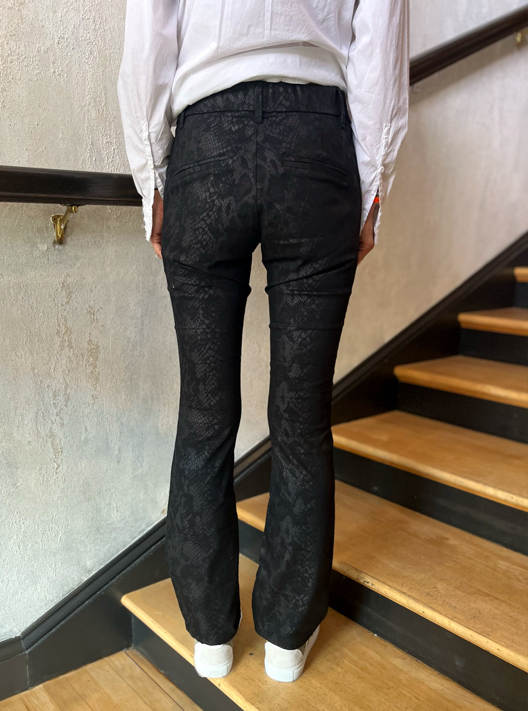 Nansi Pants - Black Python by Bevy Flog — view 5
