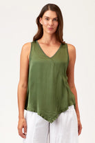 Naren Tank - Topiary Pigment by XCVI | 25 South Boutiques