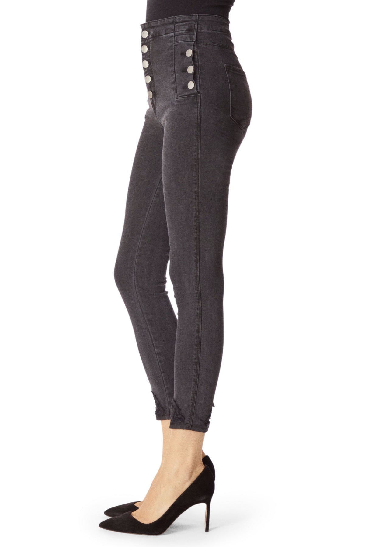 Natasha Sky-High Cropped Super Skinny - Photo Ready Bellatrix Destruct by J Brand — alternate view