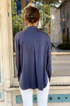 Long Sleeve Blouse - Navy by Tandem — view 3