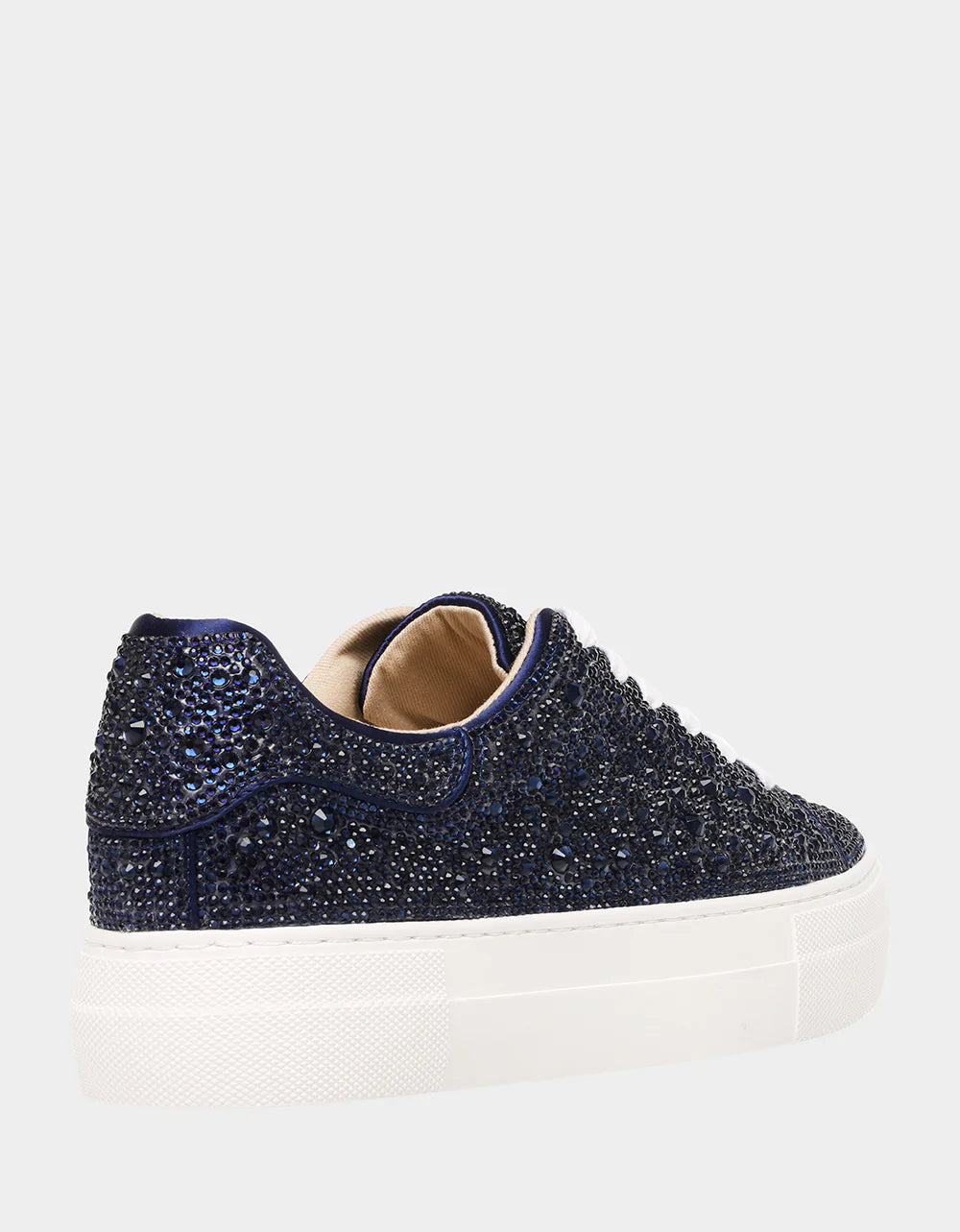 Sidney Sparkle Sneaker - Navy by Betsy Johnson — view 3