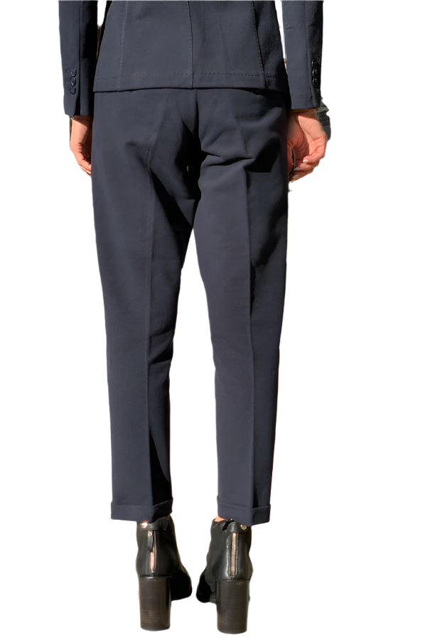 Tailored Pants - Navy by Circolo — view 3