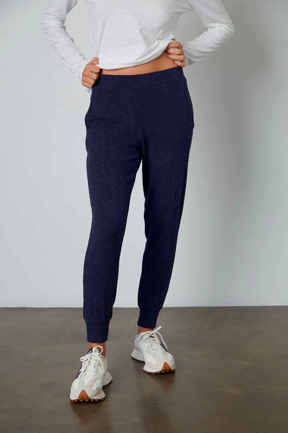 Zolia Joggers - Navy by Velvet | 25 South Boutiques