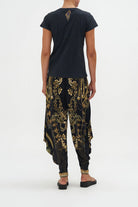 Slim Fit Round Neck T Shirt - The Night is Noir by Camilla — view 4