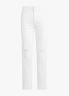 The Niki Mid Rise Boyfriend - White by Joe's Jeans — view 5