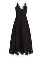 Nima Eyelet Dress - Black by Magali Pascal — view 3