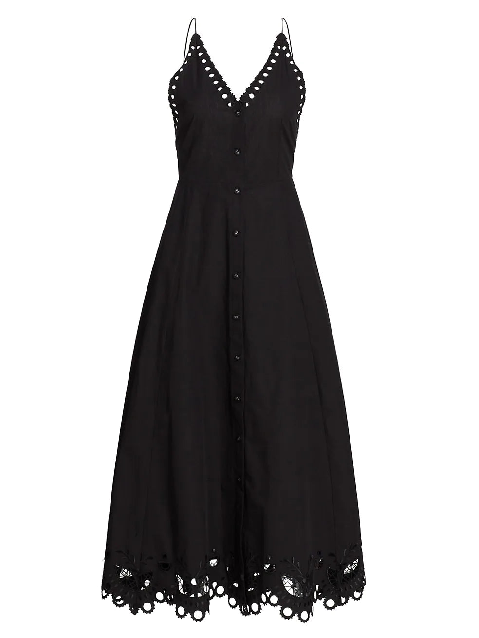 Nima Eyelet Dress - Black by Magali Pascal — view 3