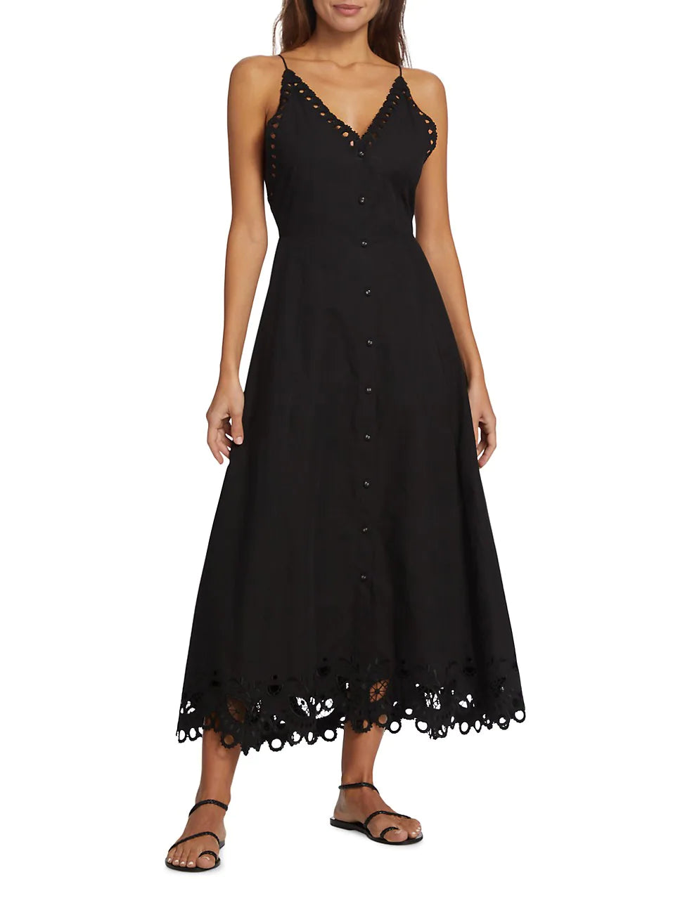 Nima Eyelet Dress - Black by Magali Pascal | 25 South Boutiques