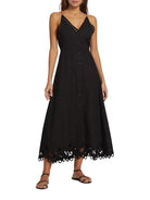 Nima Eyelet Dress - Black by Magali Pascal | 25 South Boutiques