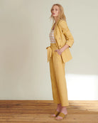 Nisha Boyfriend Jacket - Vintage Yellow by Veronica Beard — alternate view