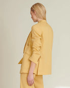 Nisha Boyfriend Jacket - Vintage Yellow by Veronica Beard — view 3