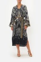 Blouson Sleeve Placket Dress - Night Owl by Camilla | 25 South Boutiques