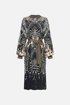 Blouson Sleeve Placket Dress - Night Owl by Camilla — view 6