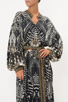 Blouson Sleeve Placket Dress - Night Owl by Camilla — view 4