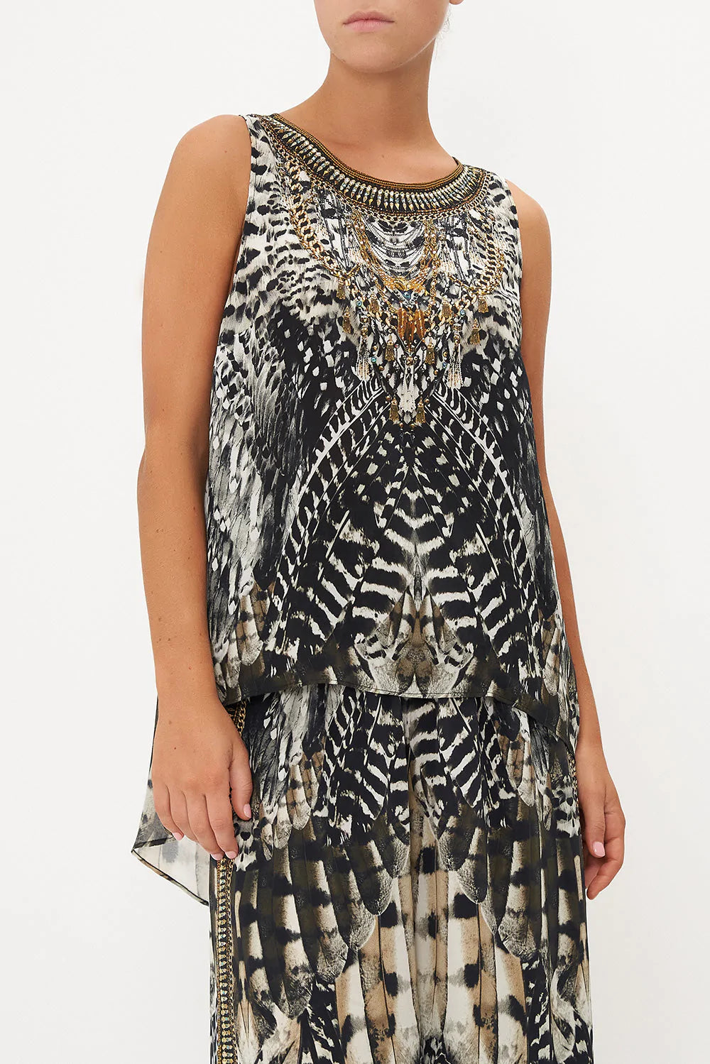 Button Back Top - Night Owl by Camilla | 25 South Boutiques