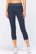 Jetter Crop Legging - Navy by XCVI | 25 South Boutiques