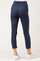 High Waist Jetter - Navy by XCVI — view 3