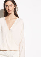 Crossover Blouse - Oat Blush by Vince | 25 South Boutiques