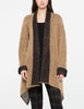 2 Sided Mohair Cardigan - Ochre