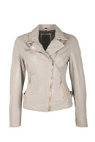 Sofia Leather Jacket - Off White by Mauritius | 25 South Boutiques