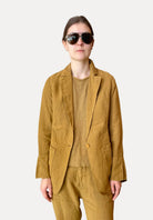 Comfort Fit Linen Jacket - Oil by Transit Par-Such | 25 South Boutiques