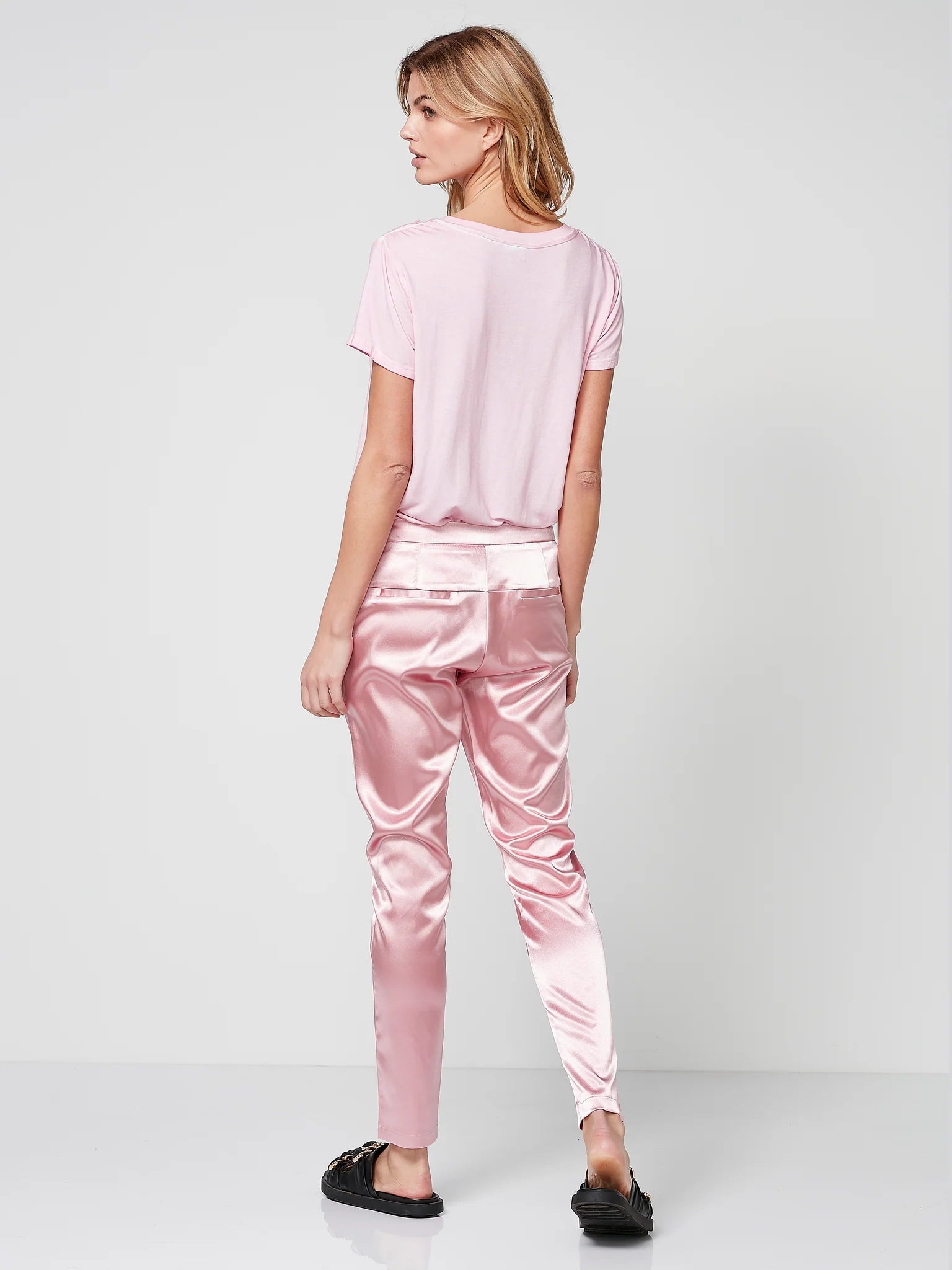 Oki T Shirt - Pink Mist by Nu Denmark — view 3