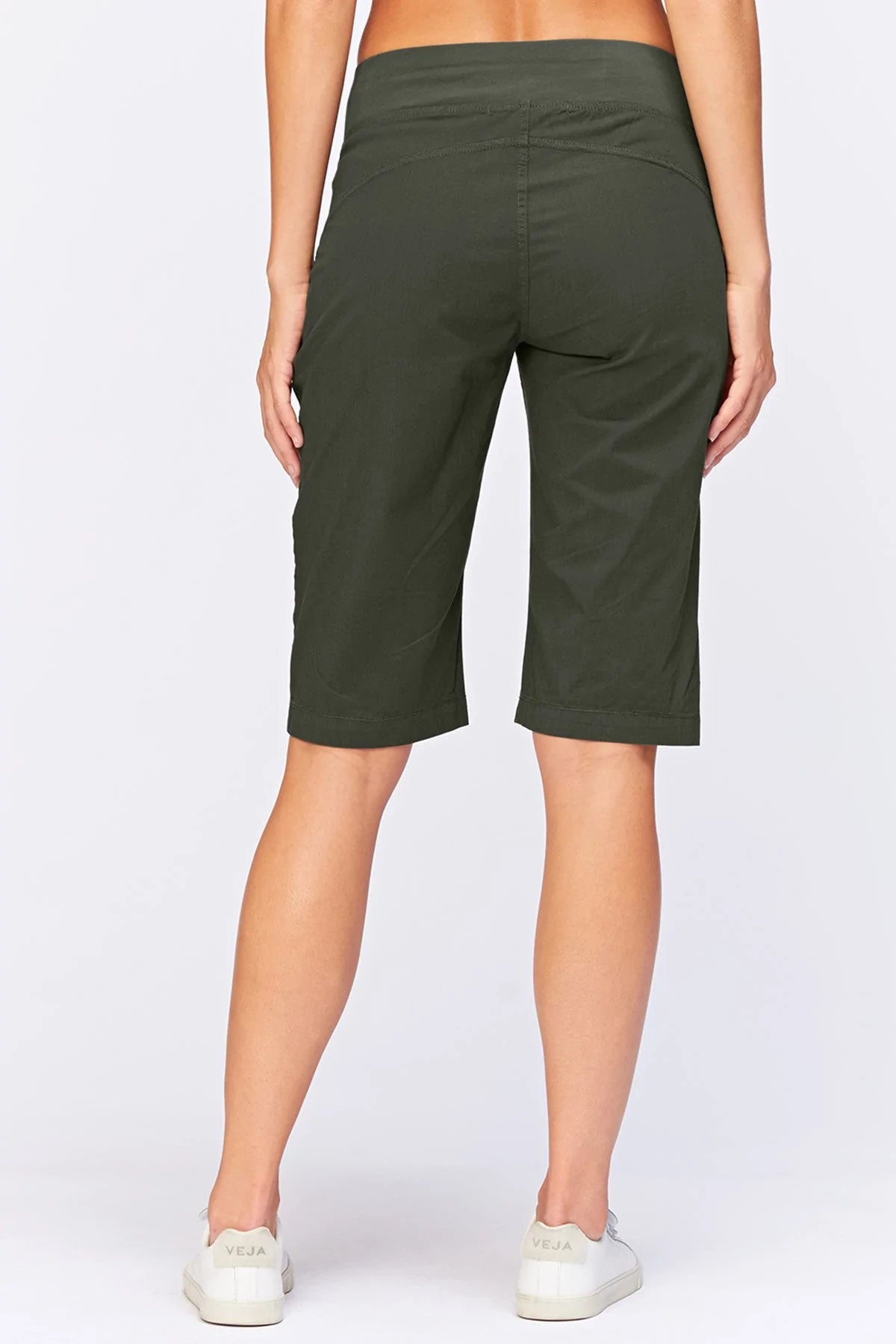 Tatem Bermuda Shorts - Olive by XCVI — view 3