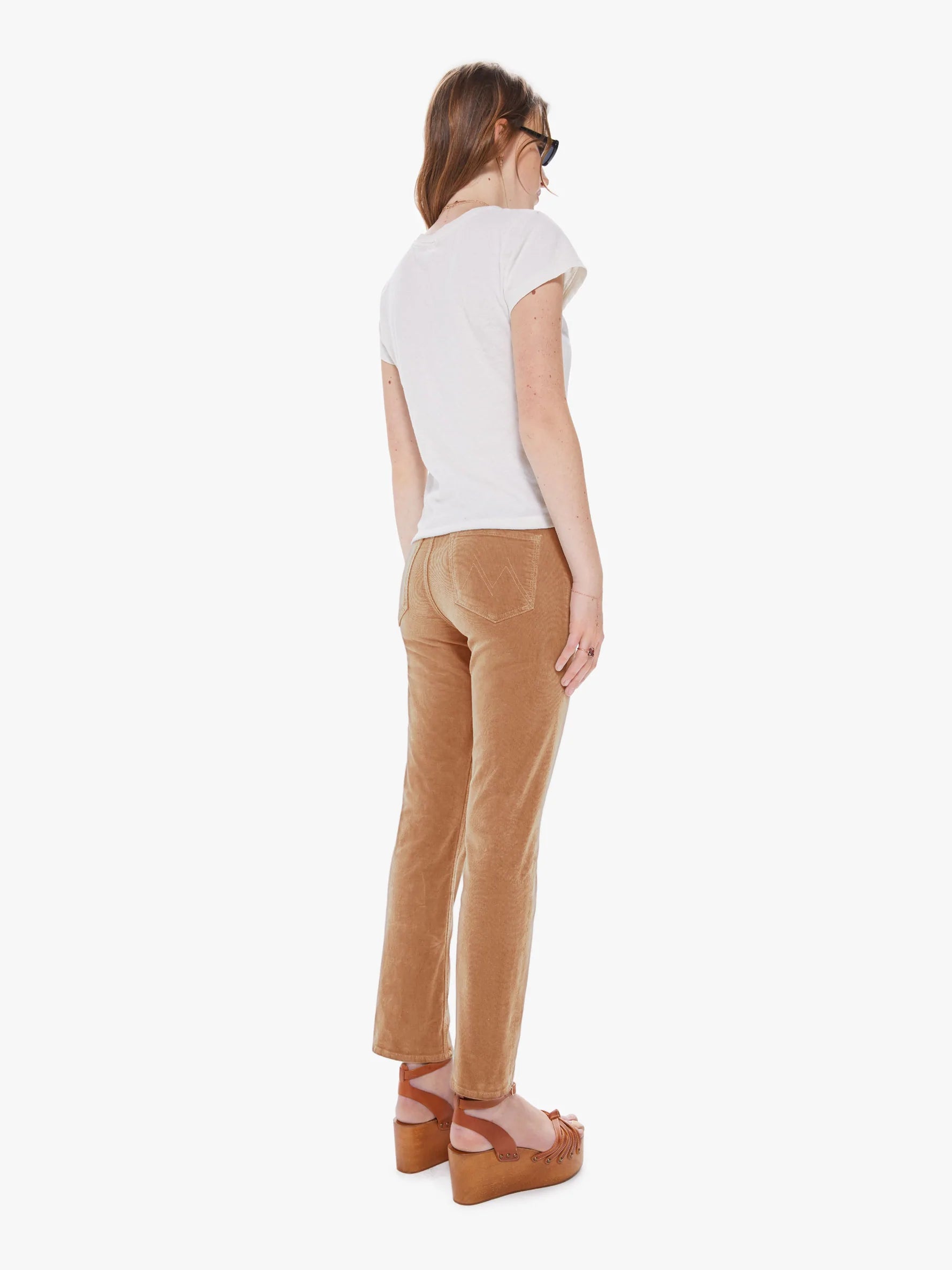 The Tomcat Ankle - Cafe Spice Corduroy by MOTHER — alternate view
