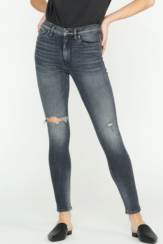 Barbara High Rise Super Skinny Ankle - Out of Sight by Hudson — view 3