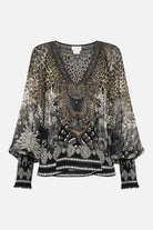 Shirred Cuff Blouse - Order of Disorder by Camilla — view 6