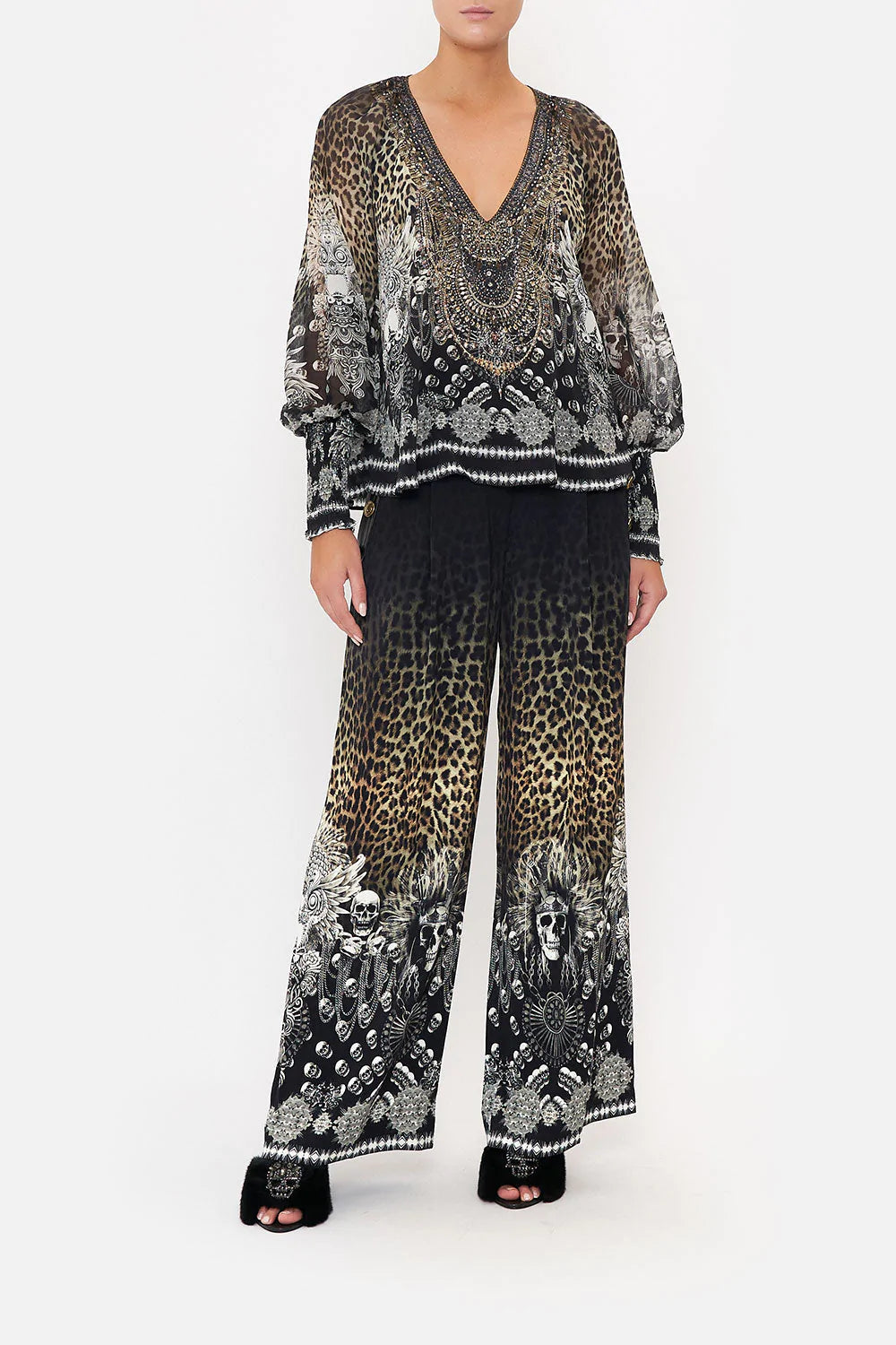 Shirred Cuff Blouse - Order of Disorder by Camilla — view 3
