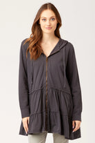 Brionna Zip Hoodie - Ore Pigment by XCVI | 25 South Boutiques