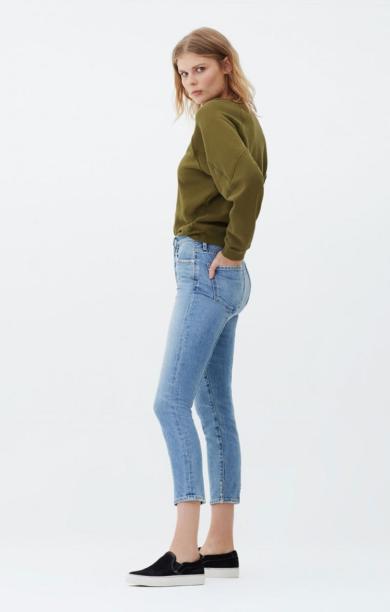 Olivia Seam High Rise Slim Crop - Outset by Citizens of Humanity — alternate view