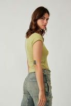 Care FP Be My Baby Tee - Palm Leaf by Free People — view 3