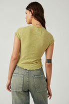 Care FP Be My Baby Tee - Palm Leaf by Free People — alternate view