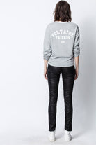 Phlamo Leather Pants - Noir by Zadig & Voltaire — view 3