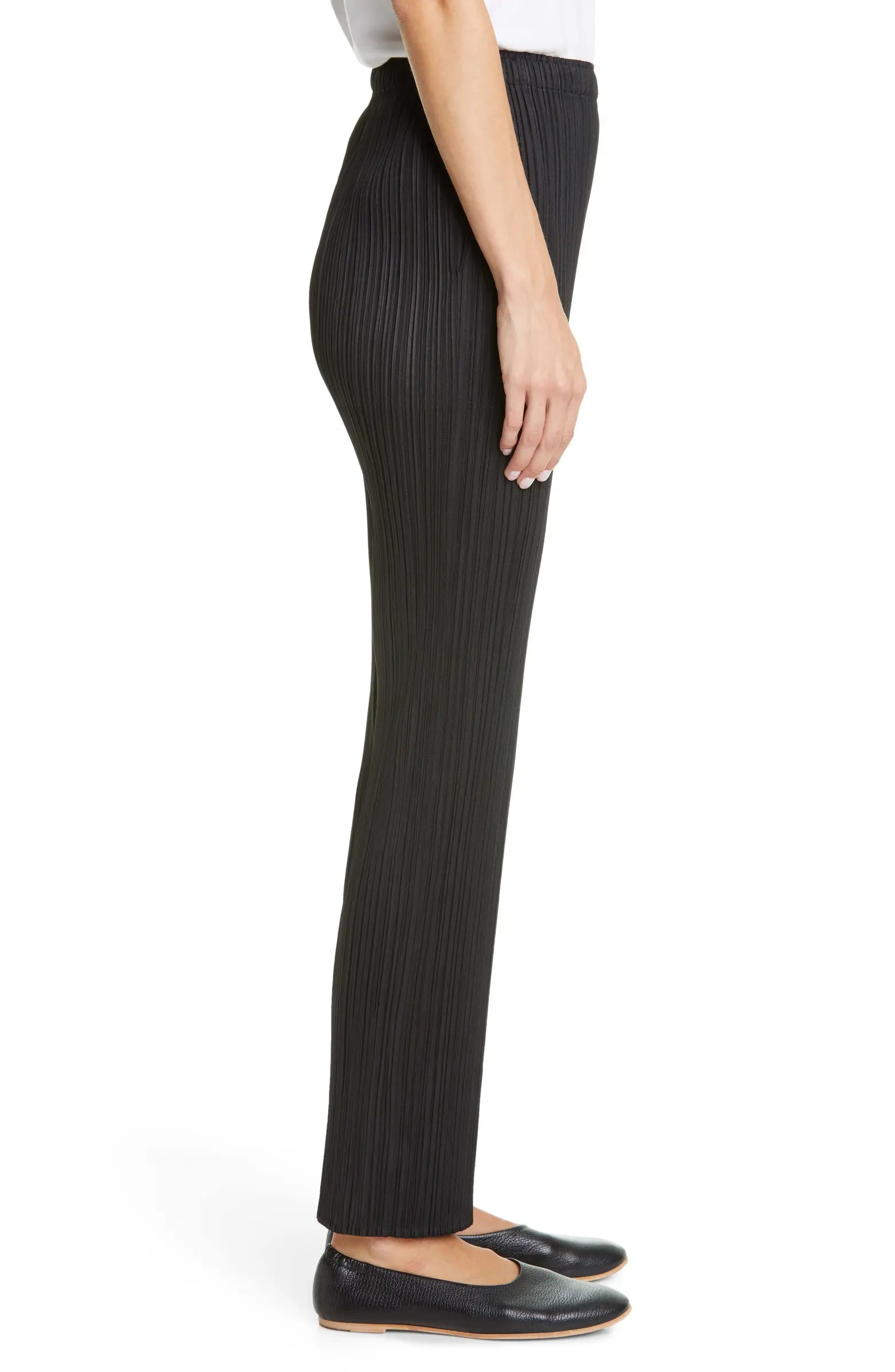 Pleats Pants - Black by Issey Miyake — view 3