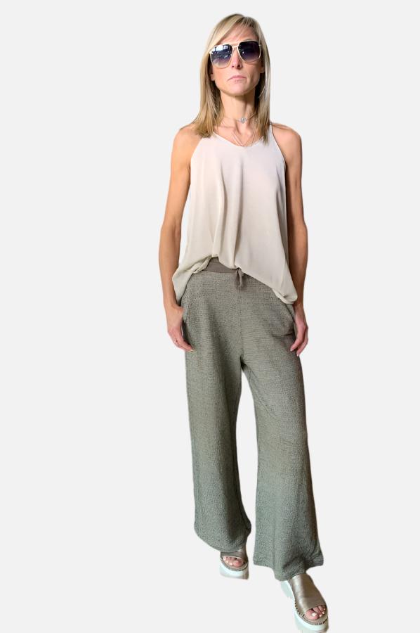 Wide Leg Pants - Multi by Transit Par-Such | 25 South Boutiques