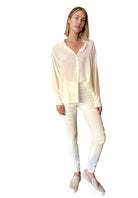 Corduroy Legging Pants- Natural by Kristensen — view 3