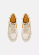Warren Court Leather Suede Sneaker - Papaya by Vince — view 4